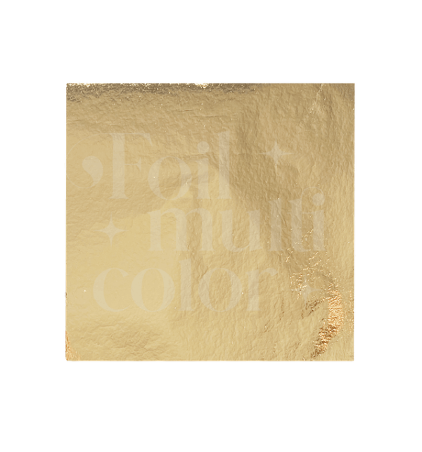 Foil en hojas de oro champage