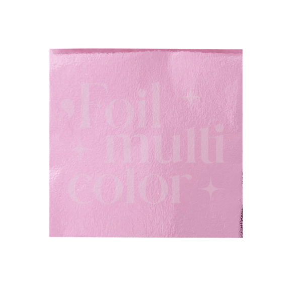 Foil en hojas de oro color rosa claro