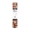 Vinil Textil patrones copos de nieve, color orange and black, marca Teckwrap