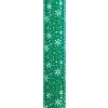 Vinil Textil patrones copos de nieve, color green and black, marca Teckwrap